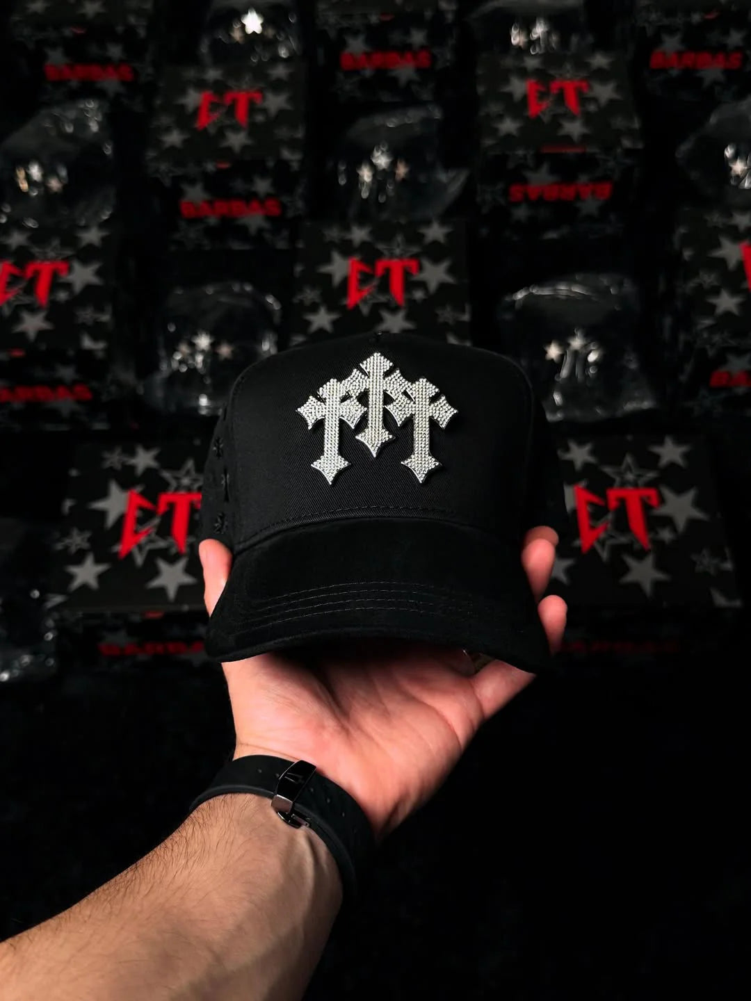 Barbas hats x CT - CHROME