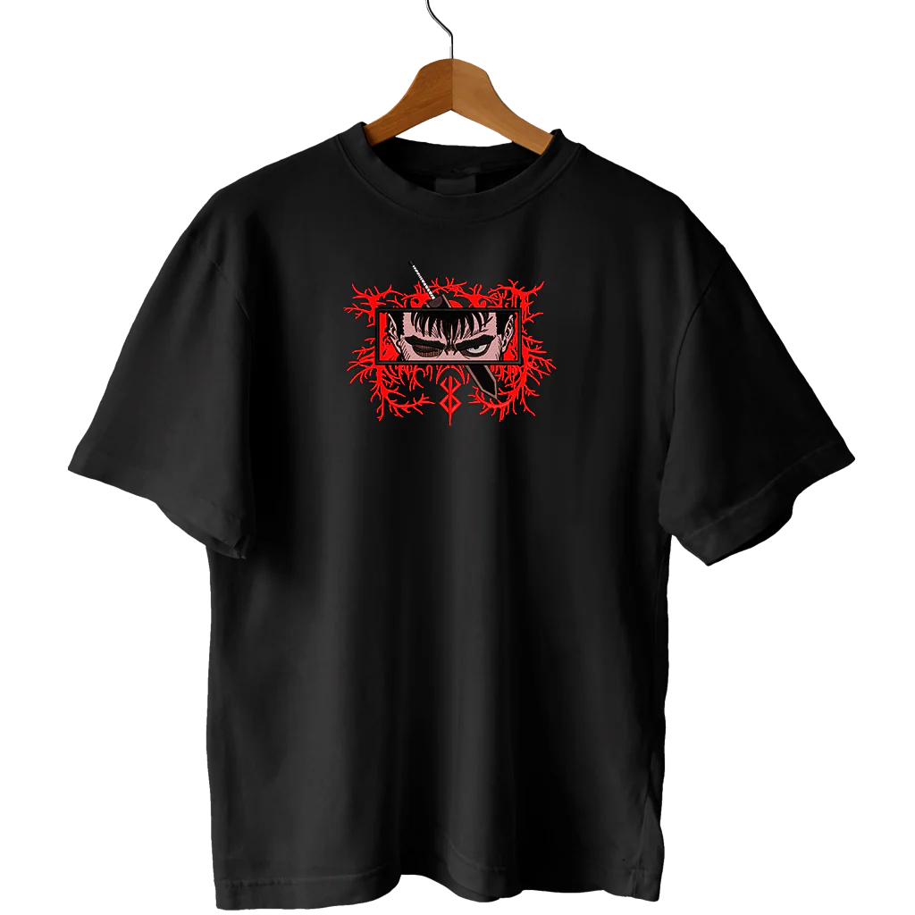 CAMISETA OVERSIZE BERSERK GUTS BOX